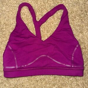 lululemon athletica Magenta Sports Bra